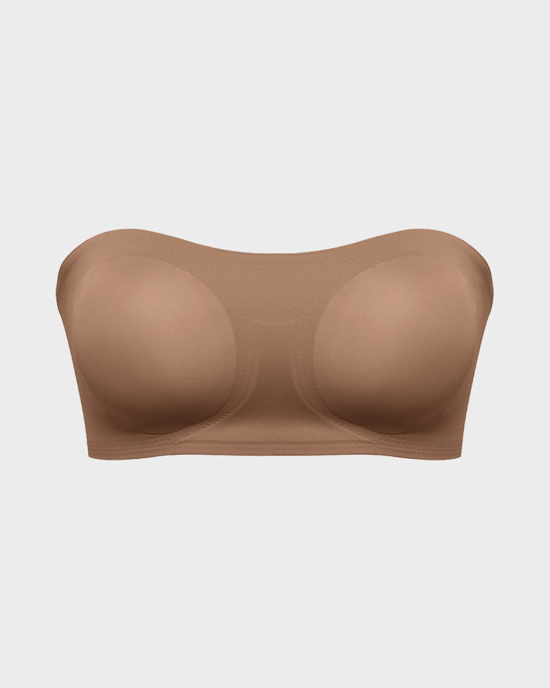 Soutien Bandeau com Fecho Lateral e Efeito Antideslizante