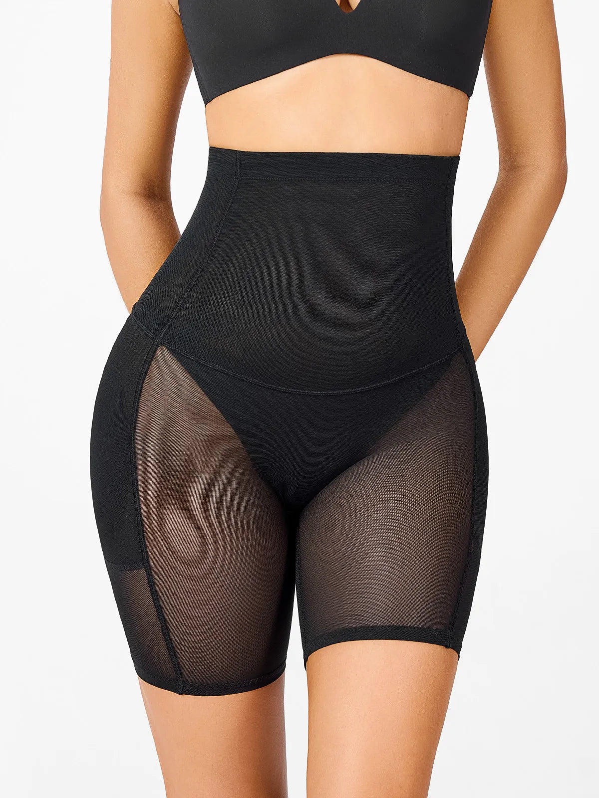 BodyAir™ Lift – Cueca Modeladora Respirável com Almofadas e Cintura Alta