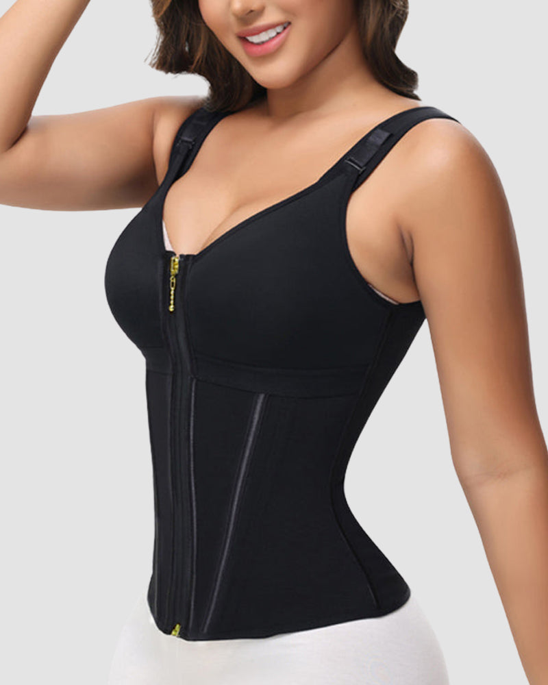 Cinta Modeladora de Duas Camadas com Suporte e Sutiã Integrado