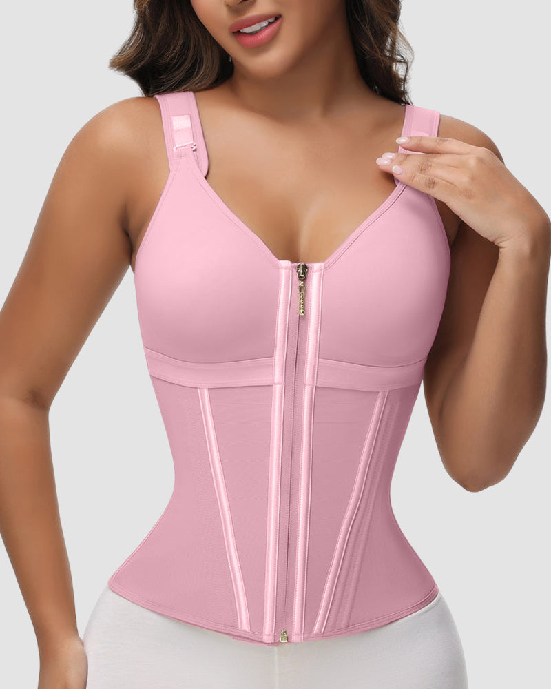 Cinta Modeladora de Duas Camadas com Suporte e Sutiã Integrado