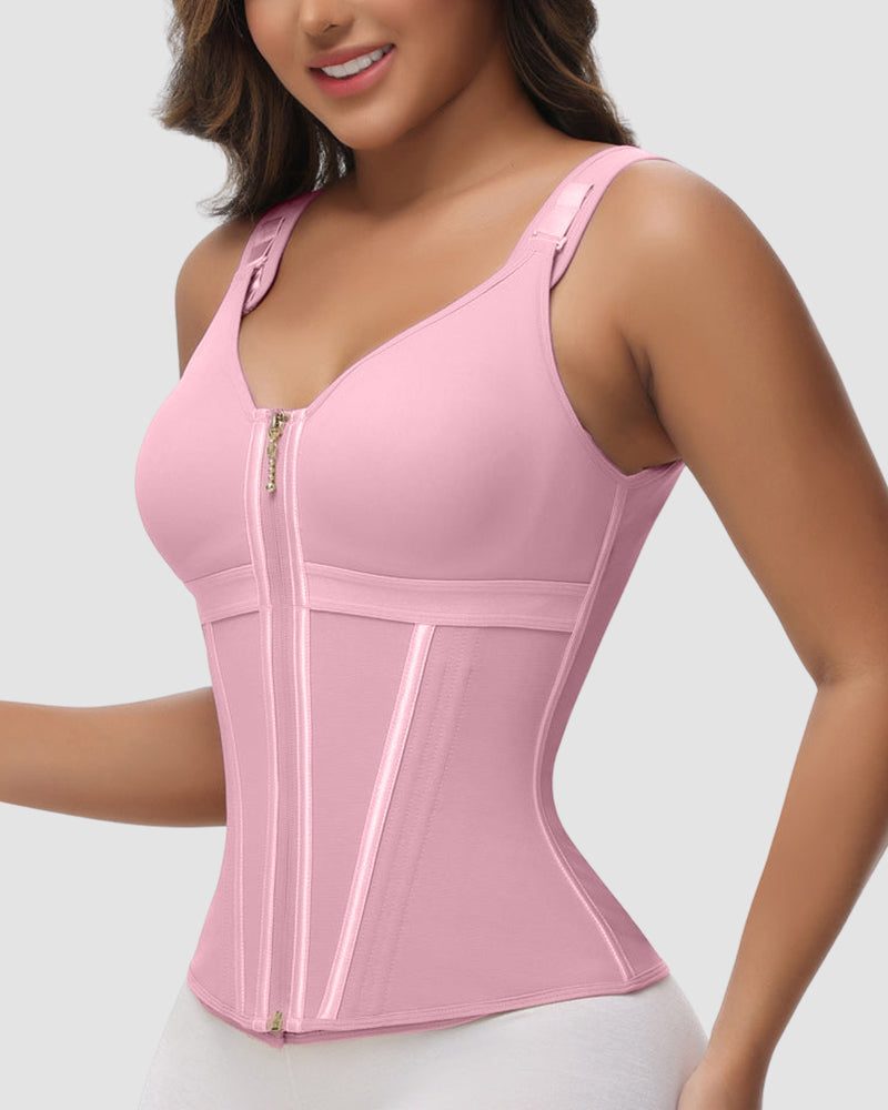 Cinta Modeladora de Duas Camadas com Suporte e Sutiã Integrado