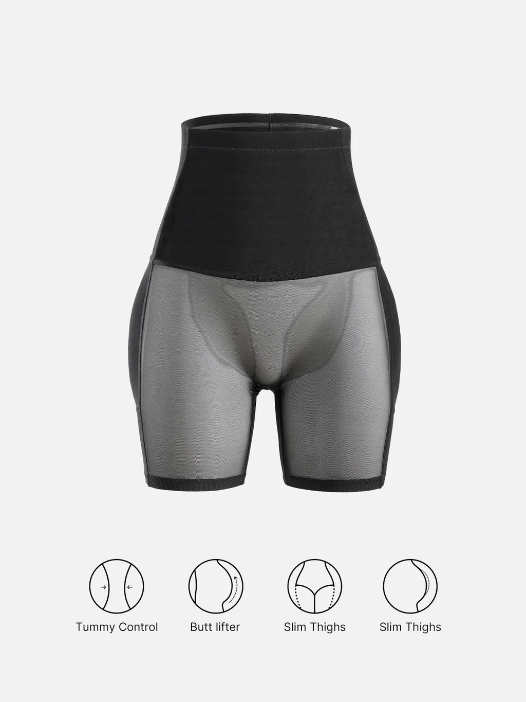 BodyAir™ Lift – Cueca Modeladora Respirável com Almofadas e Cintura Alta