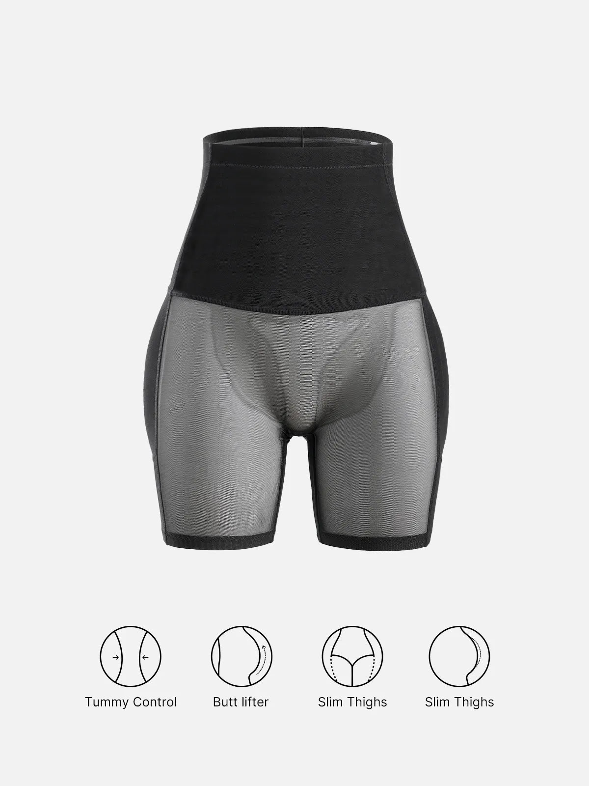 BodyAir™ Lift – Cueca Modeladora Respirável com Almofadas e Cintura Alta