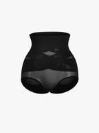 Cueca Modeladora de Cintura Alta com Barbatanas de Aço