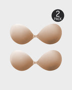 Sutiã Push-Up Invisível com Fecho Frontal (2 Pares)