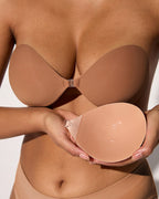 Sutiã Push-Up Invisível com Fecho Frontal (2 Pares)