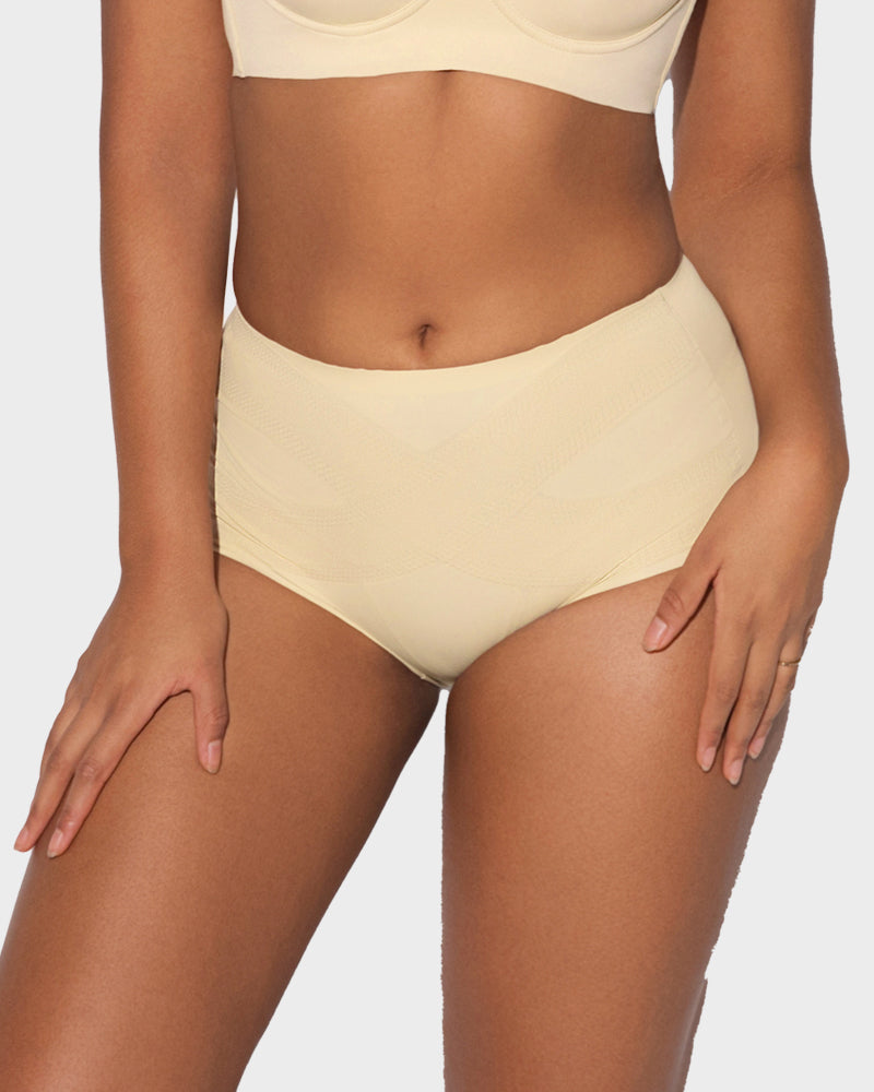Cuecas Modeladoras Sem Costuras de Cintura Alta (Pack 5)