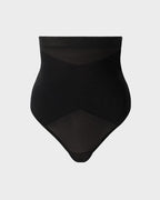 Tanga Modeladora de Malha com Cintura Alta e Cruzada