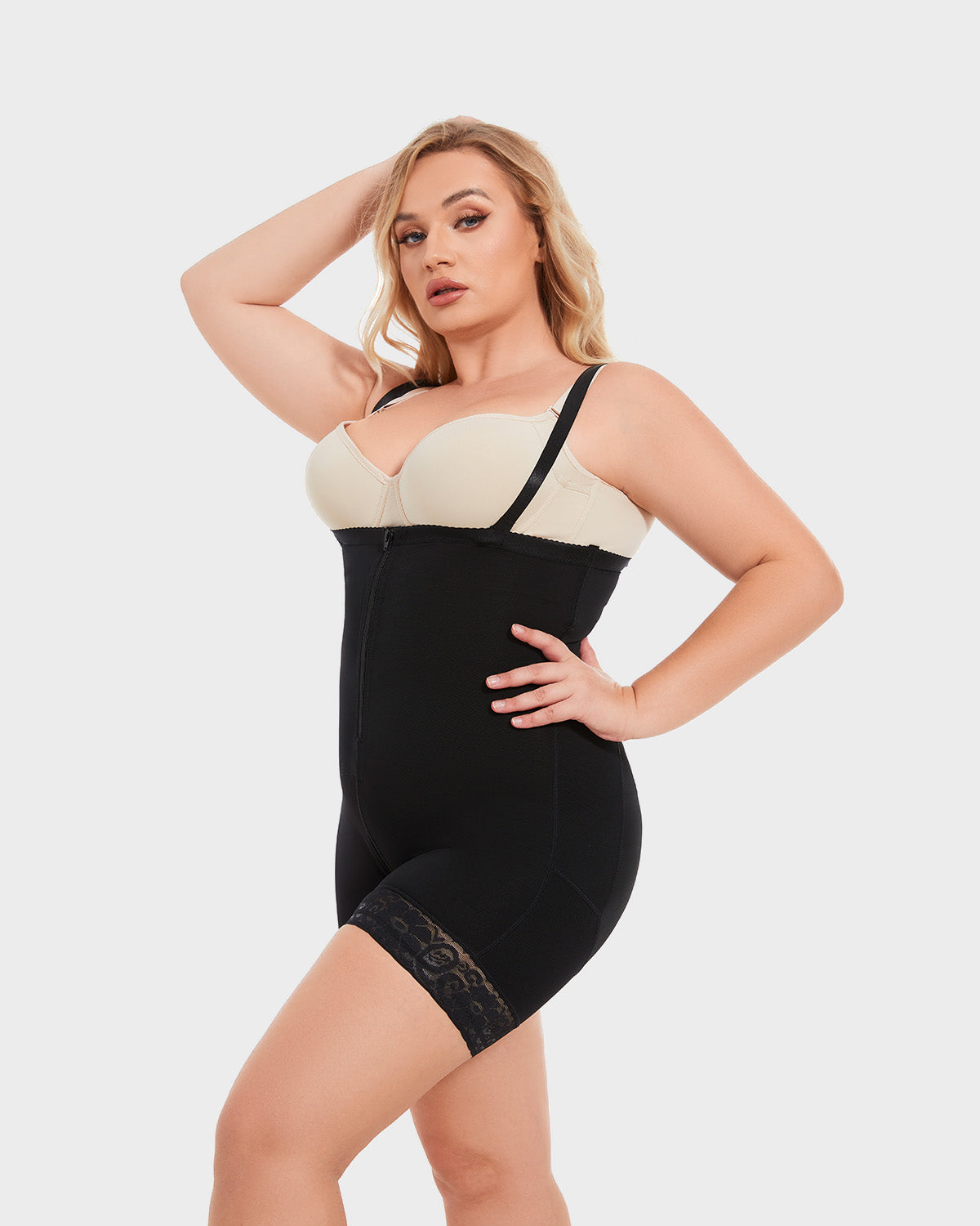 Body Modelador com Abertura no Peito e Controlo de Abdómen